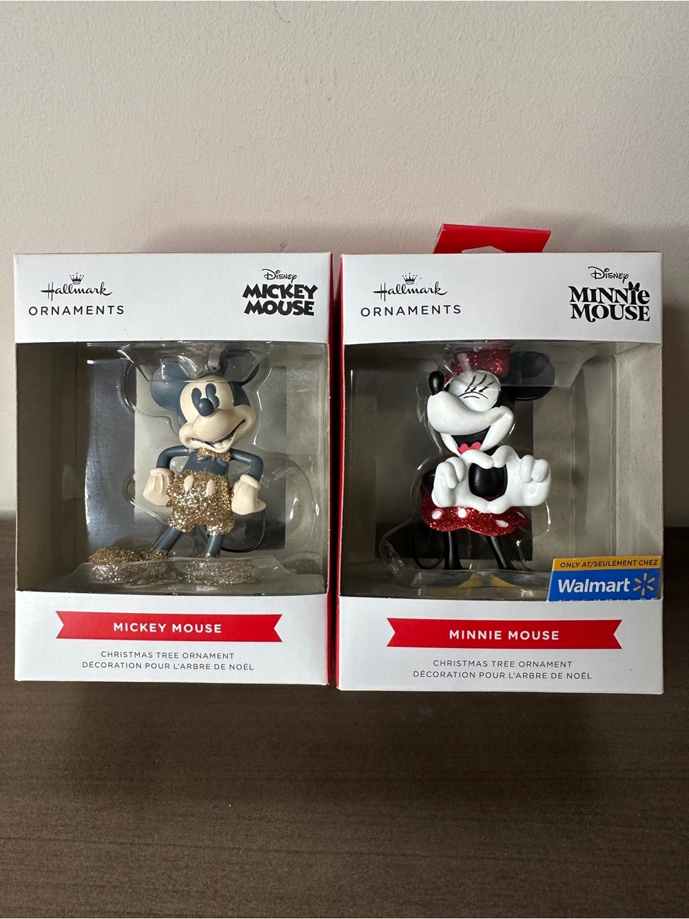 Hallmark Minnie Mouse Red, Black and White Holiday Ornament